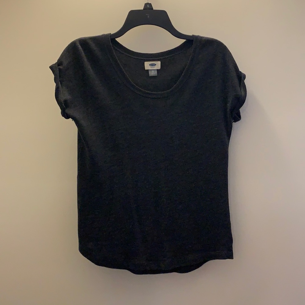 Old Navy‎ Womens Dark Gray Short Sleeve Tee